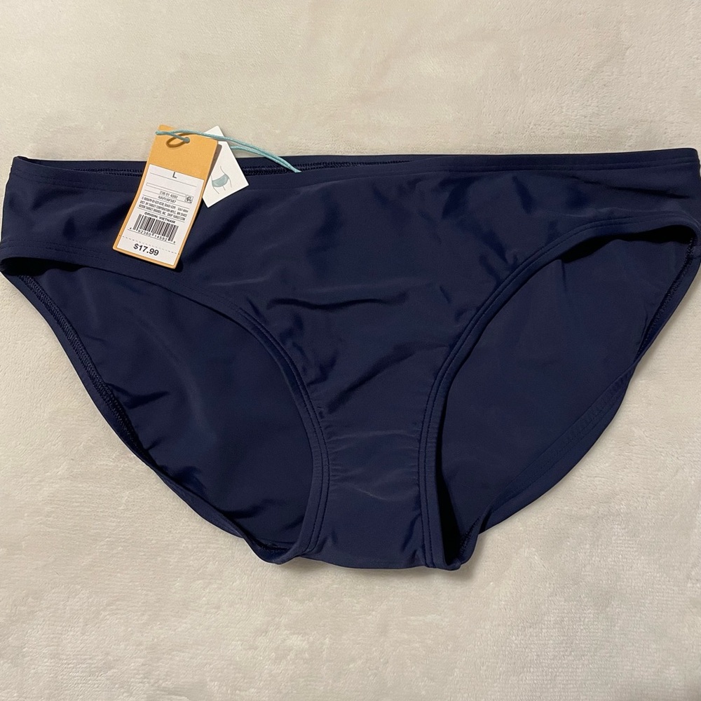 Kona Sol Navy Bikini Bottoms Size L